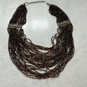 Multi-strand Boho Style Beaded Necklace